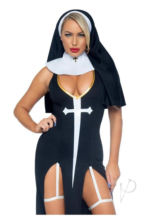 Sultry Sinner 3pc Sm Blk/wht(sale)