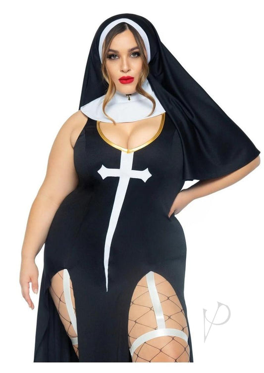 Sultry Sinner 3pc 3x/4x Blk/wht(sale)