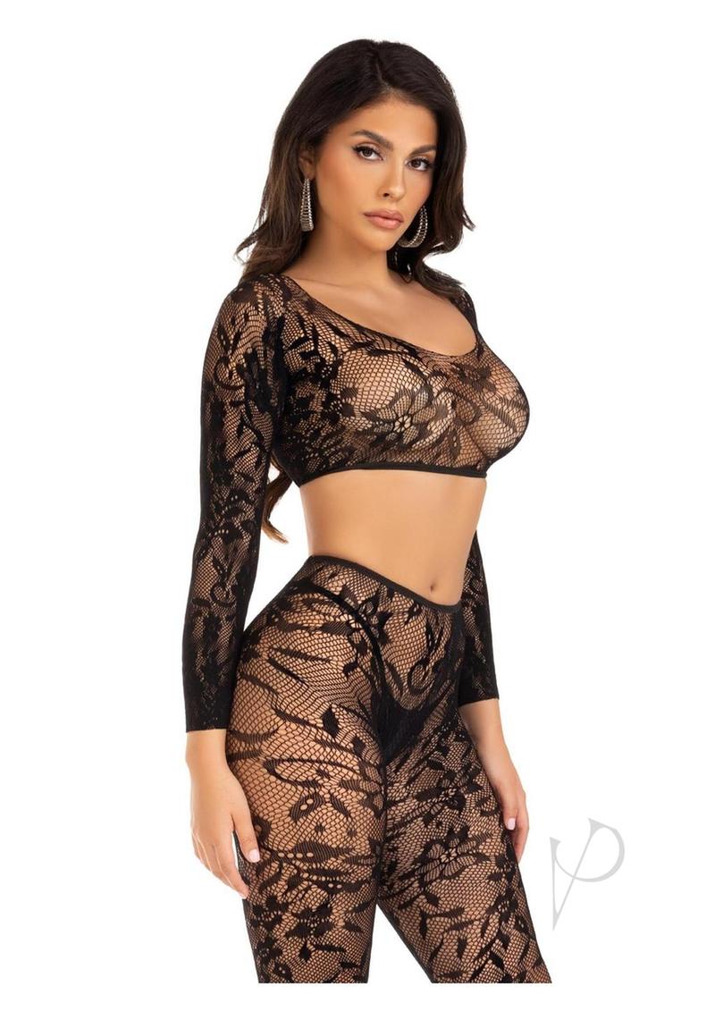 Seamless Chantil Footless Tights Os Blk