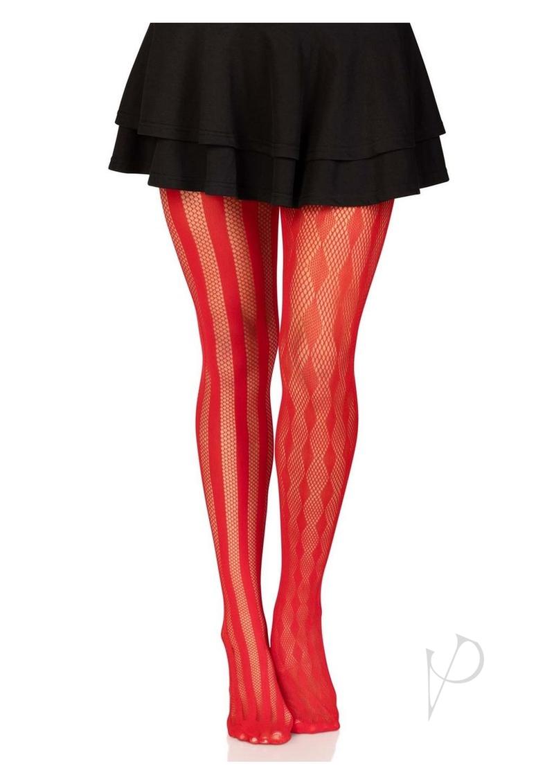Harlequin Net Tights Os Red(sale)