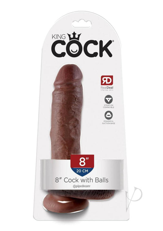 Kc 8 Cock W/balls Brown