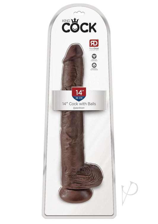Kc 14 Cock W/balls Brown