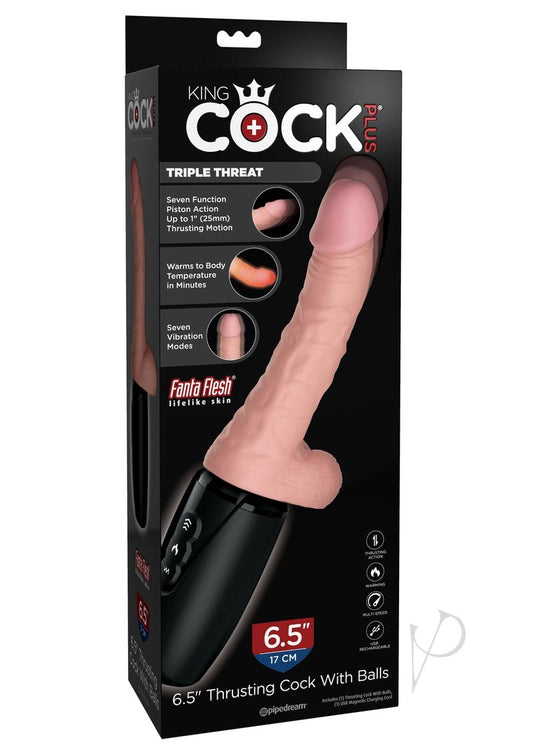 Kc 6.5 Thrusting Cock W Balls Flesh