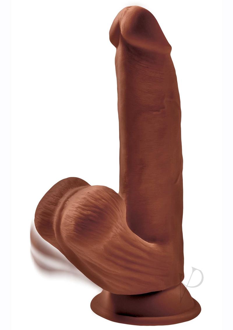 Kc Plus Triple Dense Cock W/balls 8 Brn