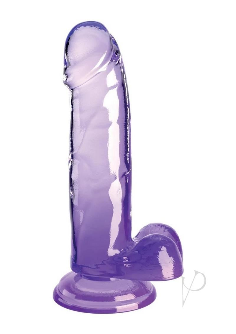 Kc 7 Cock Clear W/balls Purple