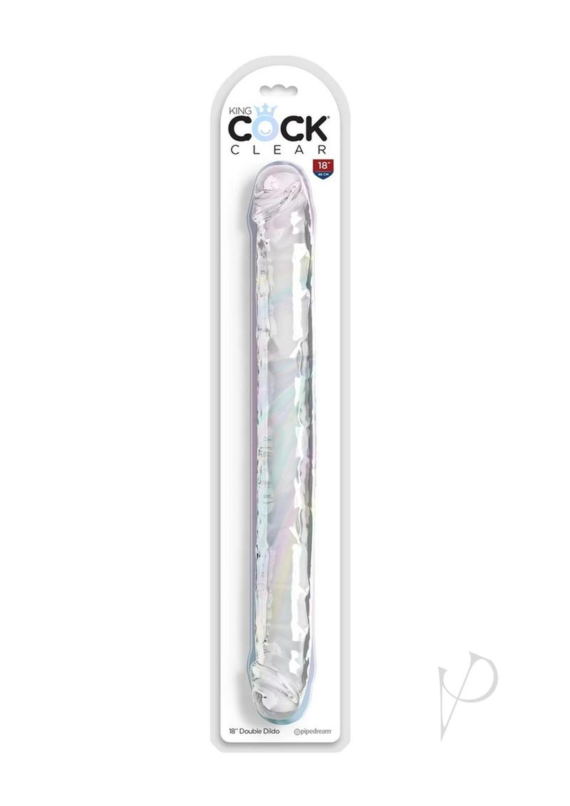 Kc Clear Double Dildo 18
