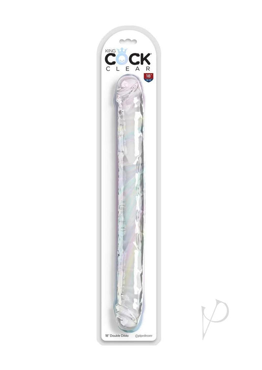 Kc Clear Double Dildo 18