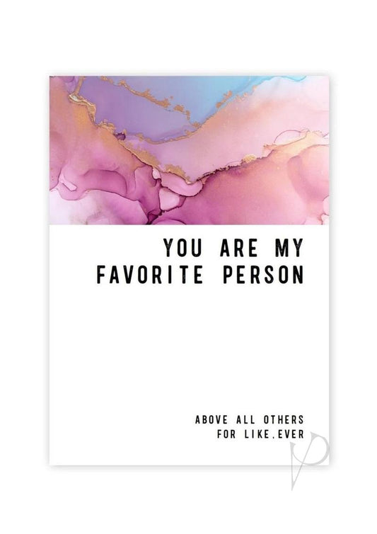 Favorite Person Greeting Card