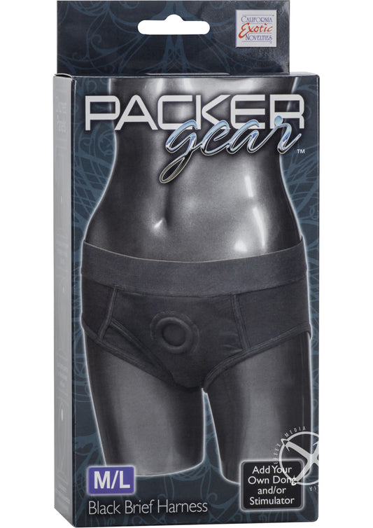 Packer Gear Black Brief Harness M/l