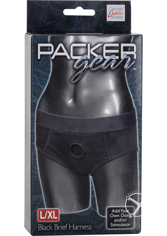 Packer Gear Black Brief Harness L/xl