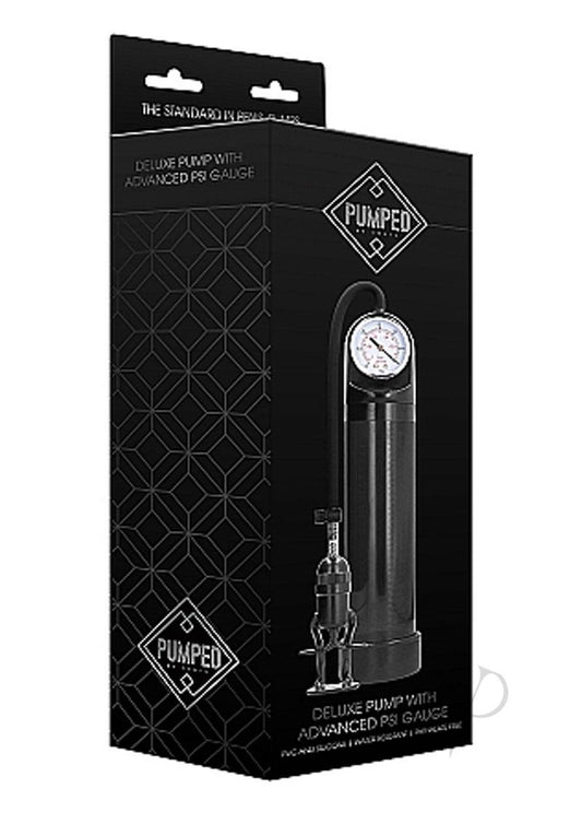 Pumped Deluxe Pump W/psi Gauge Blk