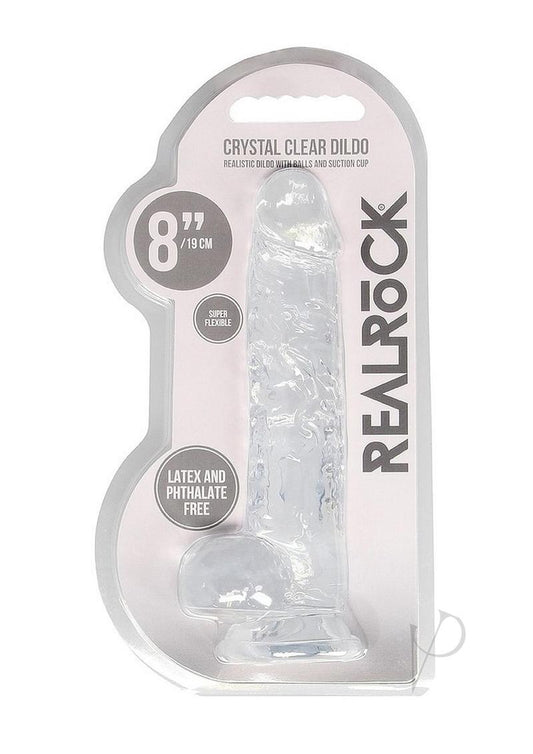 Realrock Crystal Clear Dildo Ball 8 Tra