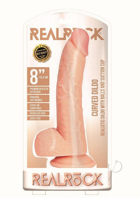 Realrock Curved W/balls 8 Vanilla