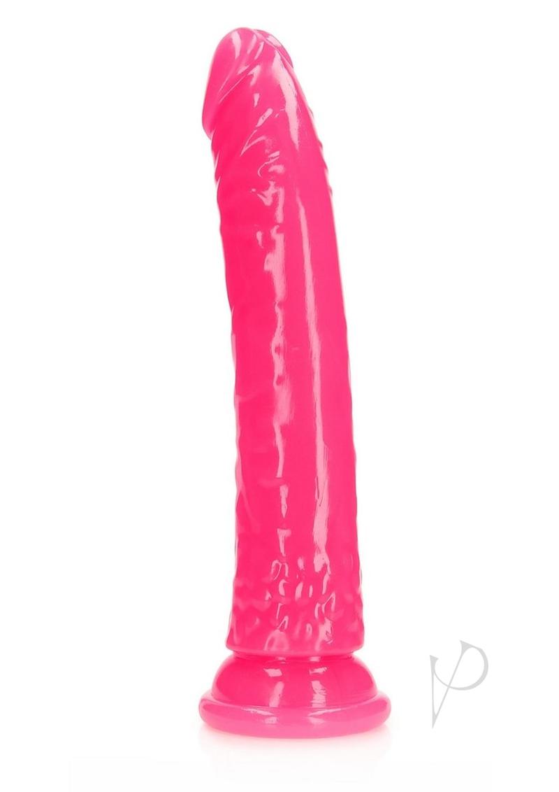 Realrock Slim Dildo 10 Gitd Pink