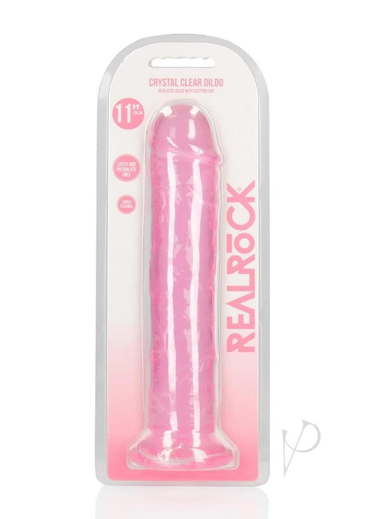 Realrock Crystal Straight Dildo 11 Pnk