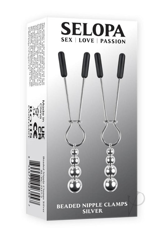 Selopa Beaded Nipple Clamps Slv