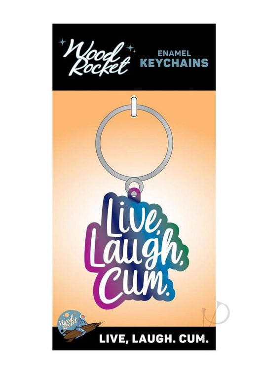 Live Laugh Cum Keychain