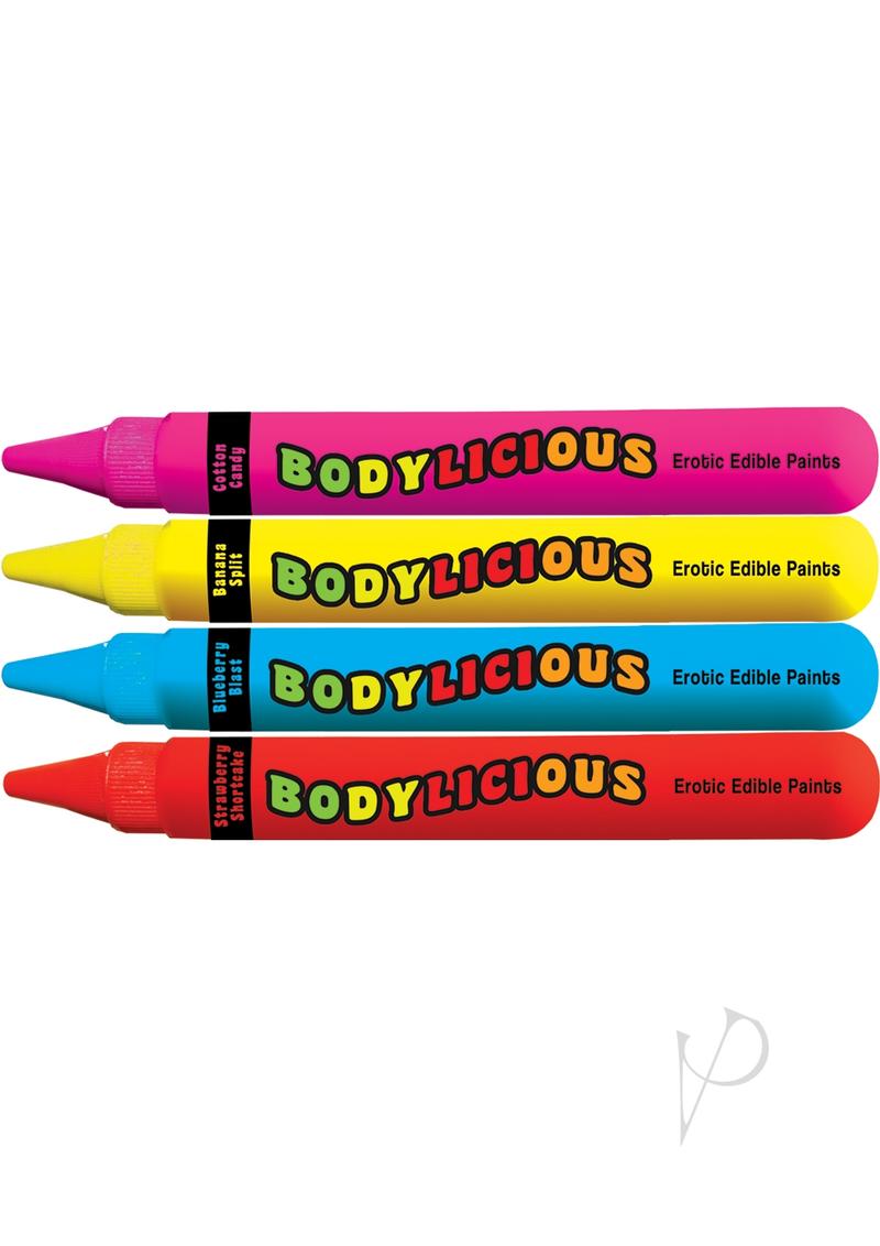 Bodylicious Erotic Edible Body Paint 4pk