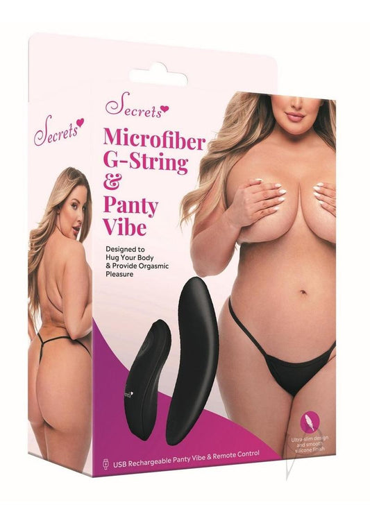 Secrt Micro Gstrin Pant Vib Qn Blk(sale)