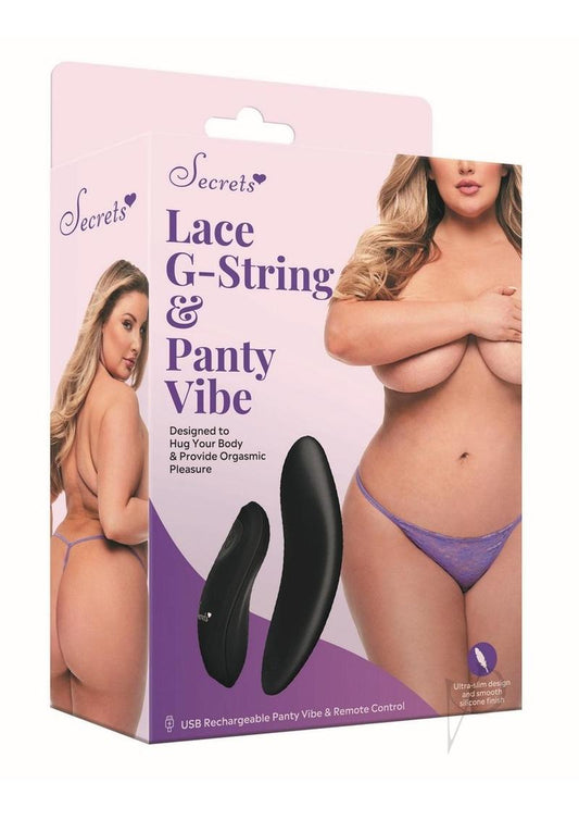 Secret Lace Gstringpantyvib Qs Pur(sale)