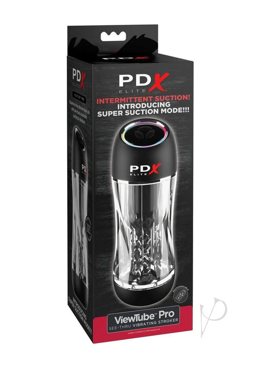 Pdx Elite Viewtube Pro Stroker Clr/blk