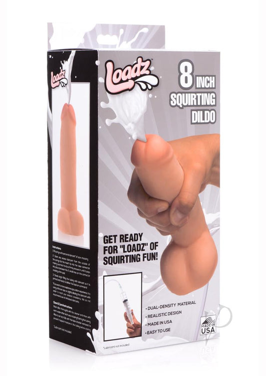 Loadz Dual Density Squirting Cock 8 Fl