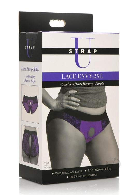 Strap U Lace Envy Crotchless2xlpur(sale)