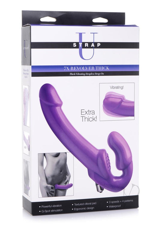 Strap U 7x Revolver Thick Strapless Purp