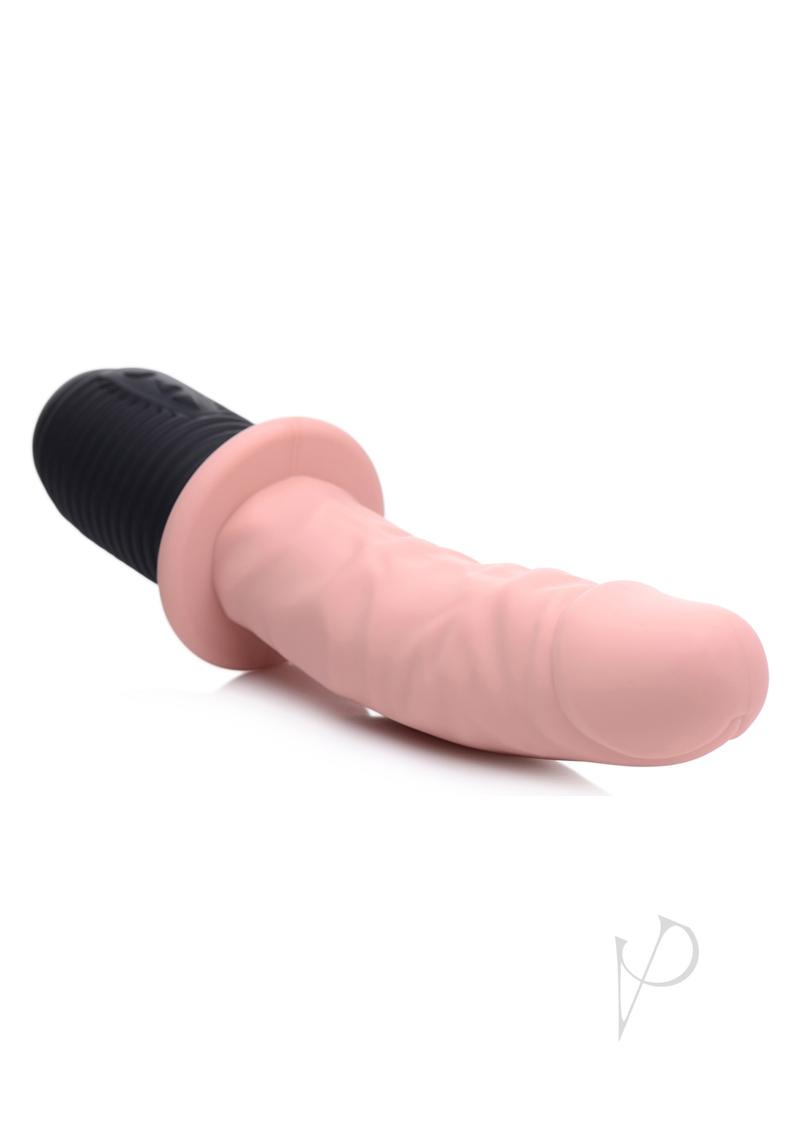 Ms 10x Vibe/thrust Dildo Vanilla