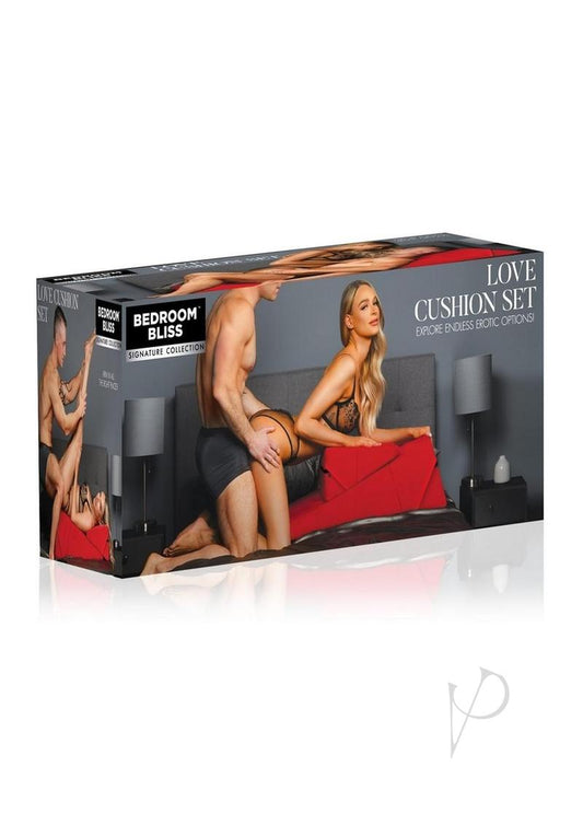 Bedroom B Love Cushion Set Red