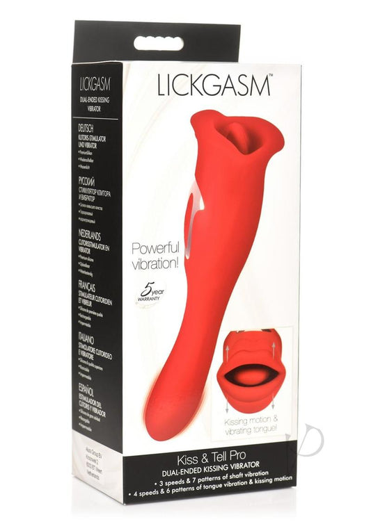 Lickgasm Kiss Tell Pro Red