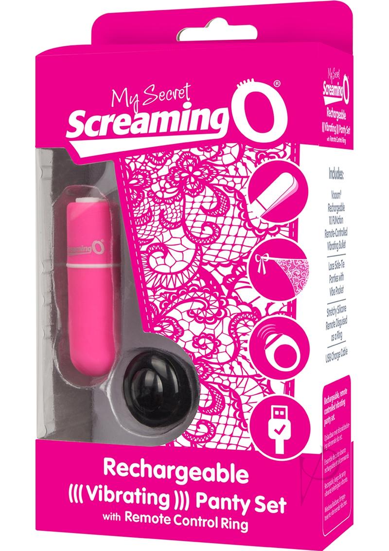 My Secret Remote C Panty Rechr Pnk-indiv
