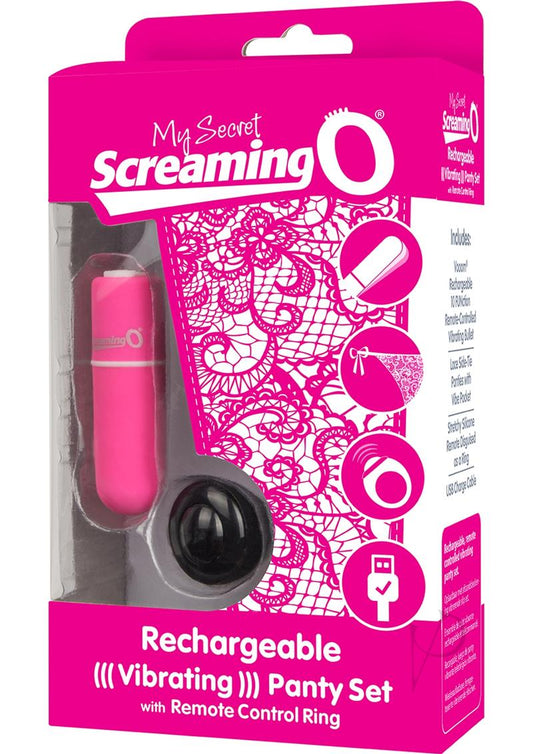 My Secret Remote C Panty Rechr Pnk-indiv