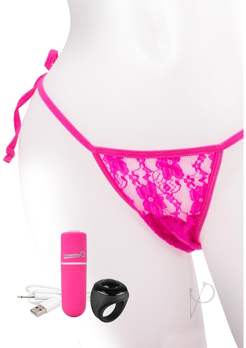 My Secret Remote C Panty Rechr Pnk-indiv